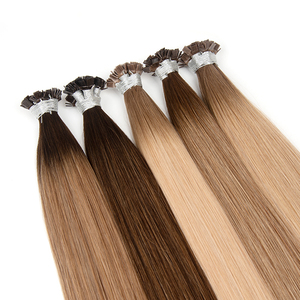 Tóc Nối Từ Tóc Thật Châu Âu 100% <span class=keywords><strong>Remy</strong></span> Nga Đã Rút Sẵn Hai Lần Tóc Nối Thẳng - Product Image 1