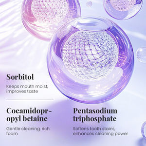 KORMESIC - Pasta Dental Blanqueadora Portátil para el Hogar, 35g, Aclarante Duradero, Limpieza Profunda, Protege la Salud Bucal, Color Morado - Product Image 5