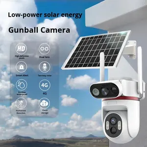 كاميرا مراقبة خارجية Ubox بدقة 6 ميجابكسل تعمل بتقنية 4G والطاقة الشمسية، كاميرا منزلية UBOX بألوان كاملة مع كشف الحركة وإنذار، كاميرا مراقبة مقاومة للماء - Product Image 1