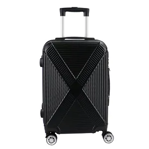 Custom malas de viagens Viagem Carrinho De Alumínio Mala De Bagagem De Alumínio Laptop Bag Para Homens E Mulheres
