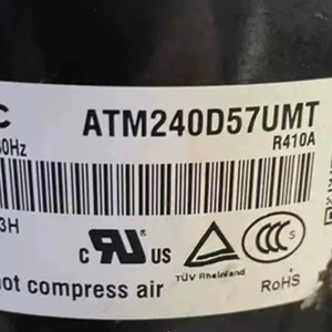 คอมเพรสเซอร์ทำความเย็น HYZL ATM240D57UMT สำหรับเครื่องปรับอากาศ ห้องเย็น ปั๊มความร้อน R410A - Product Image 4