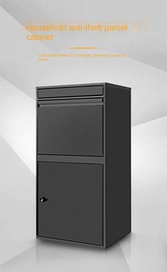 Boîte à colis galvanisée, boîtes aux lettres en acier, boîtes aux lettres en acier inoxydable, métal, extérieur, intelligent, moderne, sécurisé, grand, verrouillable, boîte aux lettres à dépôt - Product Image 5