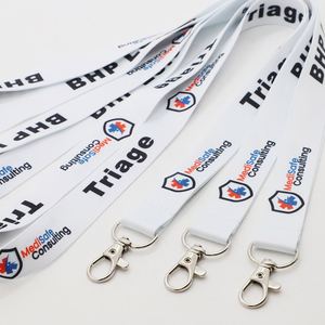Custom Printed <b>Lanyards</b> Medical Safety Training Event Neck <b>Lanyard</b> Medisafe Consulting Safety Campaign <b>Lanyard</b> - Product Image 2