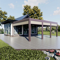 XG Fournisseur Toit Rétractable Sun Yard Usine Auvent Électrique Gazebo En Métal Bioclimatique Bioclimatique Persienne Pergola En Aluminium 4x6
