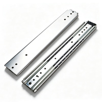 Glissières télescopiques latérales de 76 mm de large pour charges lourdes de 225 kg, pour armoire de rangement, camping-car, garage, équipement