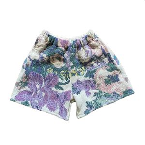 Produttore all'Ingrosso di Pantaloncini Personalizzati in Tessuto Jacquard Misto Policotone con Motivi Cartoon, Stile Hip Hop con Elastico in Vita - Product Image 5