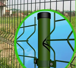 Trực tiếp sản xuất giá tốt tam giác 3D uốn vườn sân dây lưới hàng rào Bảng điều chỉnh - Product Image 3