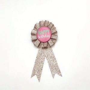 Fleurs en ruban personnalisées en gros pour badges de récompense, cadeaux promotionnels pour adultes et enfants, imprimées avec logos personnalisés - Product Image 3