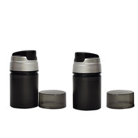 Bouteille de sérum personnalisée de 15ml 30ml 50ml mate ambre blanc noir cosmétique sous vide avec pompe sans air pour les soins de la peau Capacité de 300ml 200ml 500ml