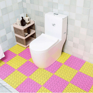 Bathroom interlocking anti-slip <b>mat</b>, household anti-slip <b>mat</b>, shower <b>mat</b>, <b>waterproof</b> <b>mat</b>, simple hollow anti-slip <b>mat</b> - Product Image 1