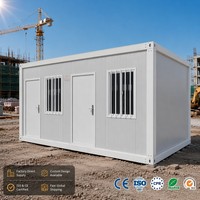 Conteneurs d'expédition pliables, résistants aux tremblements de terre, étanches, prêts à l'exportation, personnalisables, faciles à déplacer, pour logements et maisons conteneurs sur site
