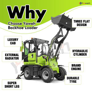Gratis pengiriman Epa mesin traktor Backhoe Mini baru dan pemuat ujung depan desain khusus Mini 4x4 pemuat Backhoe - Product Image 2