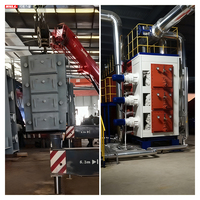 Machine de pyrolyse pour la transformation directe de déchets plastiques, boues de fond de réservoir et pneus usagés en huile combustible