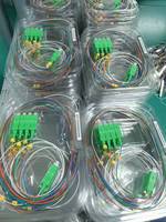 Divisores de Fibra Óptica PLC de Tubo de Acero Mini, 1x 2 4 8 16 32 Conectores SC/APC, Cable de 0.9mm, Divisores FTTH para Redes 3G/5G