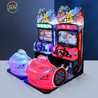 Machine de jeu de course pour enfants, simulateur de conduite à monnayeur, équipement de course fou pour enfants à vendre