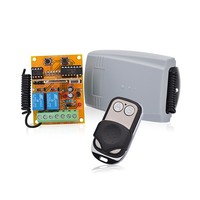Récepteur universel YET402PC V2.0 à 2 canaux 315/433 MHz pour portes coulissantes/volets roulants, stores