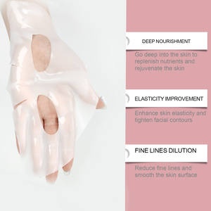 OEM Kollagen Gesichtsmaske Feuchtigkeitsspendende Reparatur <span class=keywords><strong>Anti</strong></span>-Aging Kollagen Gesichtspflege Tuchmaske Hydratisierende Nachtmaske für das Gesicht - Product Image 5