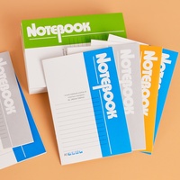 Carnet de notes A5 ligné épais à reliure agrafée en papier, coffret cadeau, origine Chine, marque OEM, vente en gros disponible