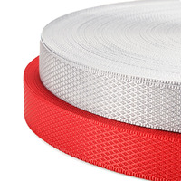 Sangle en sangle tissée réglable et durable à haute ténacité 100 % polyester pour vêtements, textiles de maison, accessoires de sac à dos, logo personnalisé