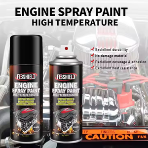 FIBSHIELD 450ML 1112 ° <span class=keywords><strong>Pintura</strong></span> <span class=keywords><strong>en</strong></span> Aerosol para Motor de Alta Temperatura, Revestimiento Resistente al Calor, Fuerte Adhesión, Cobertura para Componentes del Motor del Automóvil - Product Image 3