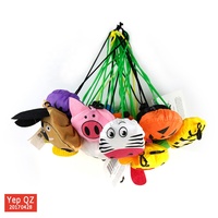 Sacs fourre-tout pliables en tissu polyester 190t imperméable, personnalisés avec des motifs d'animaux, à prix avantageux, pour le shopping