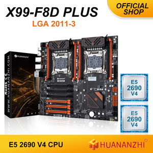 Huananzhi X99 f8d cộng với <span class=keywords><strong>DDR4</strong></span> dual CPU Bo mạch chủ Kit Hỗ trợ Intel LGA2021-3 nền tảng Bộ vi xử lý cho PC New Máy tính để bàn 256GB - Product Image 2