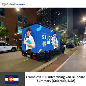 Canbest Apro P5 5.7Mm 3840X1920Mm 12.59x6.usa 1920X1920Mm 6.usa 6.usa cep çerçevesiz Van kutusu abd'de <span class=keywords><strong>Led</strong></span> reklam panosu ekran - Product Image 4