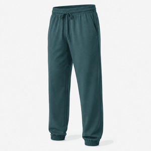 Pantalones deportivos de lana de color liso para mujer, con cordón en la cintura y bolsillos, para uso informal, estilo otoñal, corte regular, longitud completa - Product Image 5