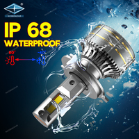 Nouvelle ampoule de phare LED H4 CSP 12V 130W 13000LM 6000K 6500K Canbus pour voiture