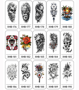 Beast Totem Flower Temporary <b>Tattoo</b> Sticker Adhesive Body Art <b>Paper</b> Decal for Party Decoration Professional Festival Use - Product Image 5