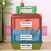 Cage à oiseaux en verre transparent Crystal Palace Luxe pour oiseaux de petite à moyenne taille, cage à perroquet pour la maison, avec plateau de jeu et support roulant.