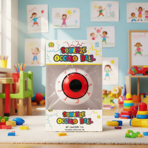 Jouet anti-stress Squeeze Eye Ball 7cm pour enfants - Product Image 1