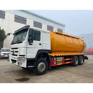 รถบรรทุกดูดสิ่งปฏิกูล/รถบรรทุกถังสุญญากาศ HOWO 6X4 ขนาด 20000 ลิตร 18 คิว 20 ตัน ยี่ห้อดัง พร้อมปั๊ม Moro จากอิตาลี ขายดี - Product Image 2