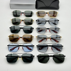 Kính ống kính màu đen khung thiết kế thời trang của riêng bạn UV400 phân cực Acetate Unisex thiết kế Câu lạc bộ sang trọng Kính mát người đàn ông gốc - Product Image 5