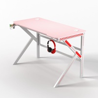 Bureau d'ordinateur personnalisé en usine, table de jeu simple pour e-sport, bureau de cybercafé, modèle D2105