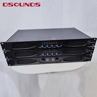 Amplificateur de puissance de classe D 1U 1000Wx4 Amplificateur de puissance numérique professionnel Amplificateur de puissance stéréo pour enceinte Line Array