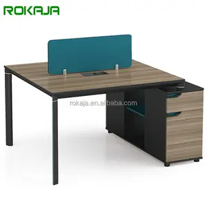 Простая Офисная мебель от производителя, роскошный директорский менеджер, современный офисный стол, персонал с экраном и ящиками, высокий шкаф