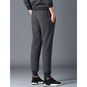 Men's Fleece <b>Sherpa</b> <b>Lined</b> Sweat Pants Winter Elastic Waist <b>Joggers</b> Active Running Pants Moisture Wicking - Product Image 2