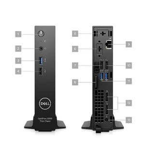 Harga Rendah asli baru perusahaan wyse 5070 komputer desktop pc mini 4gb 16g ssd dell klien tipis