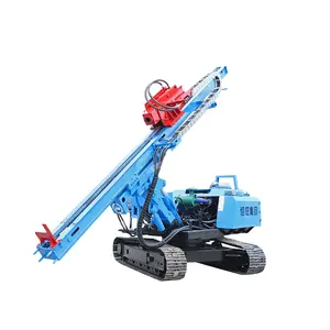 High efficiency post driver pile driver fence pilling machine hydraulic drop hammer ground screw solar pile driver