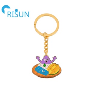 พวงกุญแจของที่ระลึกการท่องเที่ยวไทย ภูเก็ต ปราสาท  แบบกำหนดเอง ทำจากโลหะเคลือบ  รูปแผนที่ไทย ธงชาติไทย ผลไม้ทุเรียน - Product Image 4