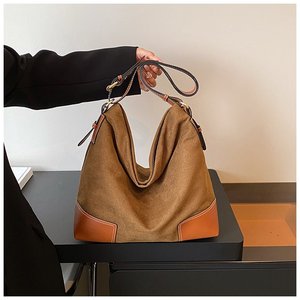 Vendita calda 2024 nuove <span class=keywords><strong>borse</strong></span> da donna autunno e inverno <span class=keywords><strong>borse</strong></span> da donna <span class=keywords><strong>Vintage</strong></span> in finta pelle scamosciata <span class=keywords><strong>borse</strong></span> da donna di grande capacità - Product Image 2