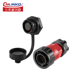 Cnlinko YM-24 IP68 công nghiệp không thấm nước Ổ cắm điện <span class=keywords><strong>14</strong></span> pin không thấm nước dẫn kết nối - Product Image 2