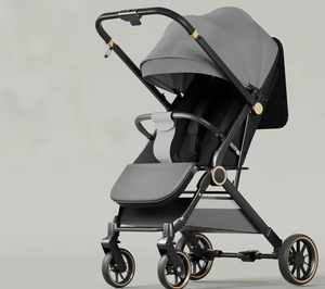 Carrito de Bebé Plegable con una Sola Mano, <span class=keywords><strong>para</strong></span> Deportes al Aire Libre, con Barra de Arrastre, Marca JXB, Modelo High Landscape - Product Image 6
