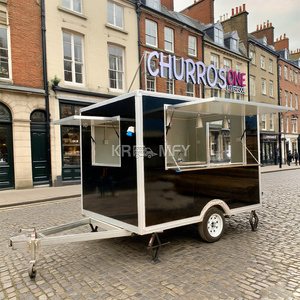 Chariot de rue pour shawarma, kiosque extérieur, chariots à café, remorque mobile, camion de restauration avec cuisine complète - Product Image 3