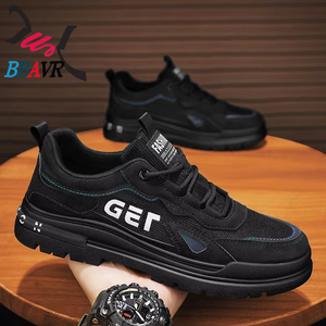 Zapatos Casuales de Piel Sintética para Hombre, Cómodos, Ligeros e Impermeables, con Suelas Antideslizantes de Eva para Todas las Temporadas, Marca Personalizada - Product Image 1