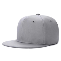 Casquette Snapback Sportive de Luxe Hip-Hop à Visière Plate, Couleur Unie, Taille Ajustable, Haute Qualité, Logo Personnalisé, Respirante pour le Sport
