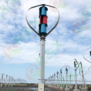 เครื่องกำเนิดไฟฟ้าพลังงานลมแบบแกนตั้ง RX-QV 5000W 10KW 120V-440V พร้อมเครื่องกำเนิดไฟฟ้ากระแสสลับสามเฟส ตัวควบคุม MPPT รับประกัน 10 ปี สำหรับใช้ในบ้าน - Product Image 3