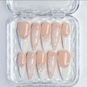 <span class=keywords><strong>Uñas</strong></span> Acrílicas de Gel de Cobertura Total, Diseño Ultra-lujoso, Marca Privada, <span class=keywords><strong>Uñas</strong></span> Artificiales de Larga Duración - Product Image 3