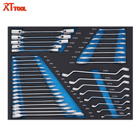 RTTOOL Armoire à outils 309 pièces pour garage automobile, bricolage, mécanicien, chariot à outils à 7 tiroirs